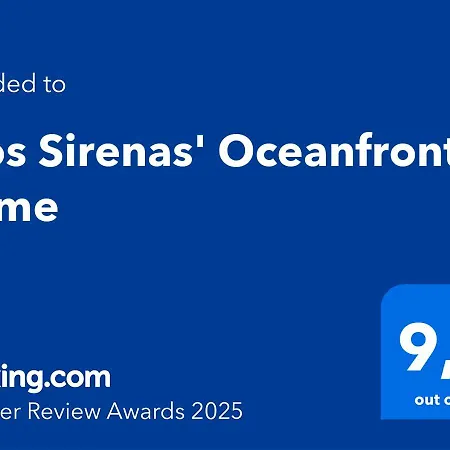 'dos Sirenas' Oceanfront Apartment